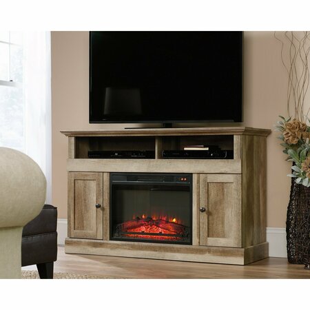 SAUDER Cannery Bridge Media Fireplace , Accommodates up to a 60 in. TV weighing 70 lbs 423001